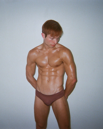 Swim Brief - Rust