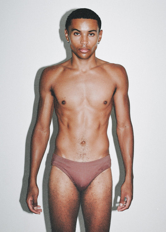 Swim Brief - Rust
