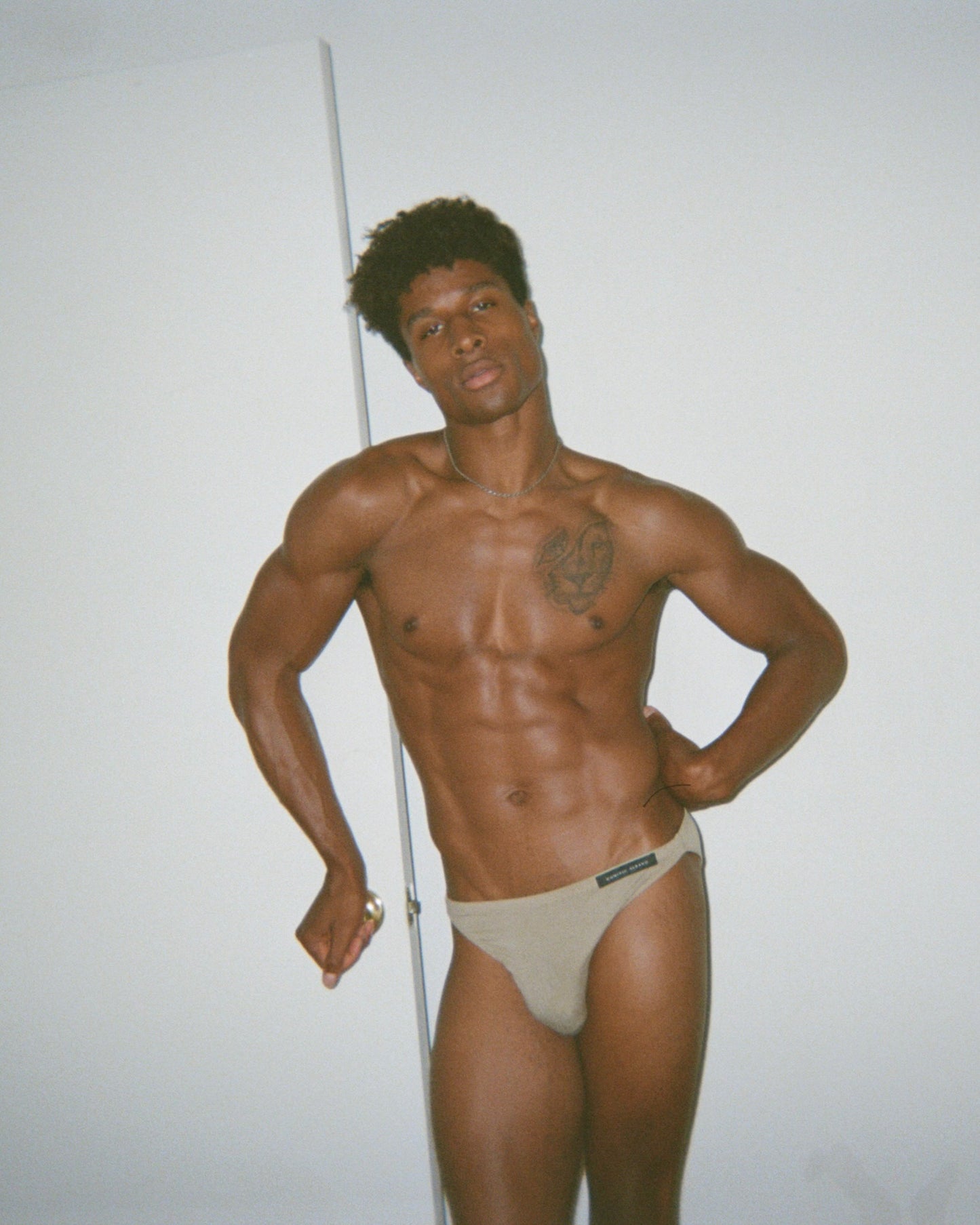 Tencel Bikini Brief - Muted Olive