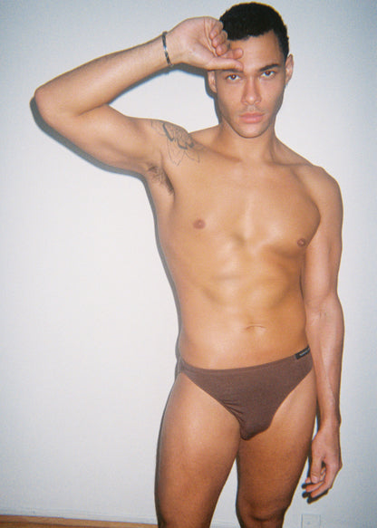 Tencel Bikini Brief - Chocolate