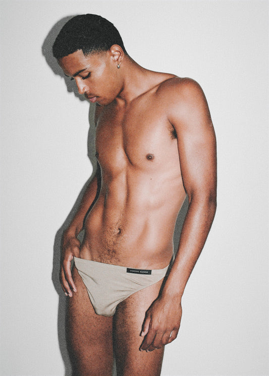 Tencel Bikini Brief - Muted Olive