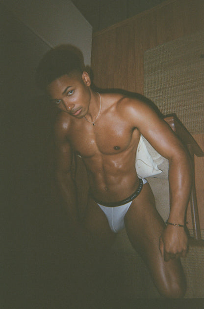 Tencel Sport Brief - White