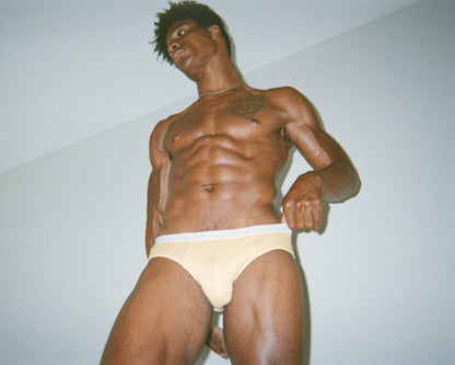 Ribbed Tencel Brief - Butter
