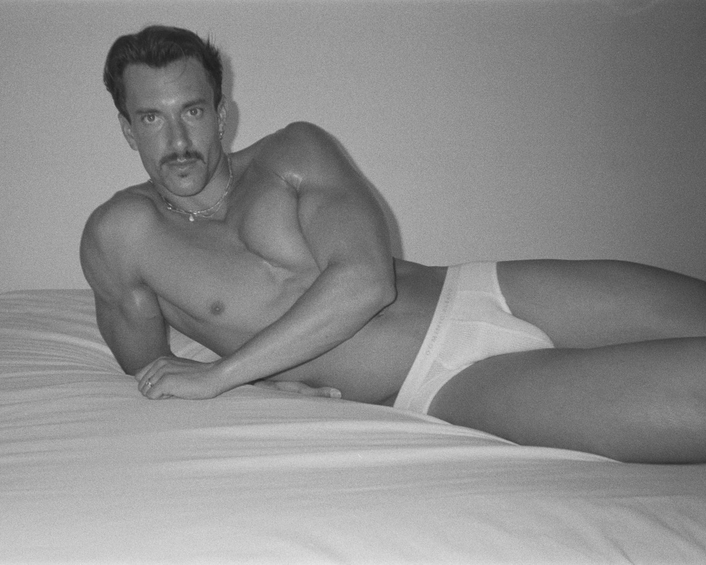 Ribbed Tencel Brief - White