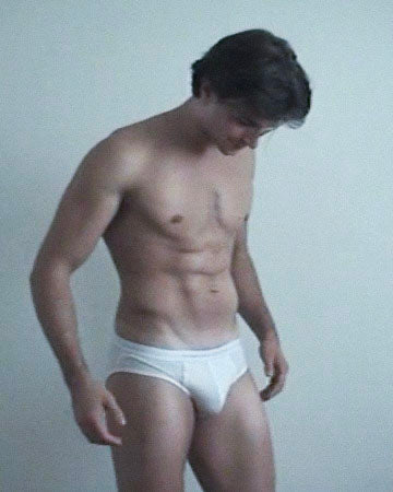 Ribbed Tencel Brief - White