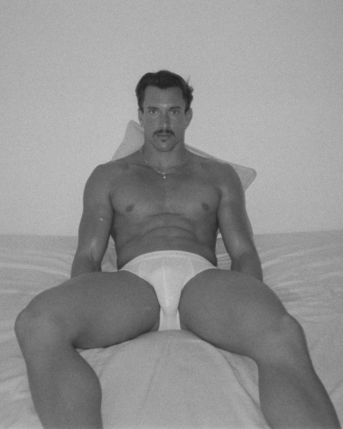 Ribbed Tencel Brief - White