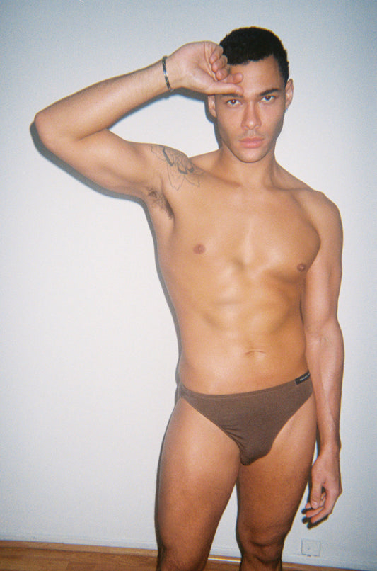 Tencel Bikini Brief - Chocolate